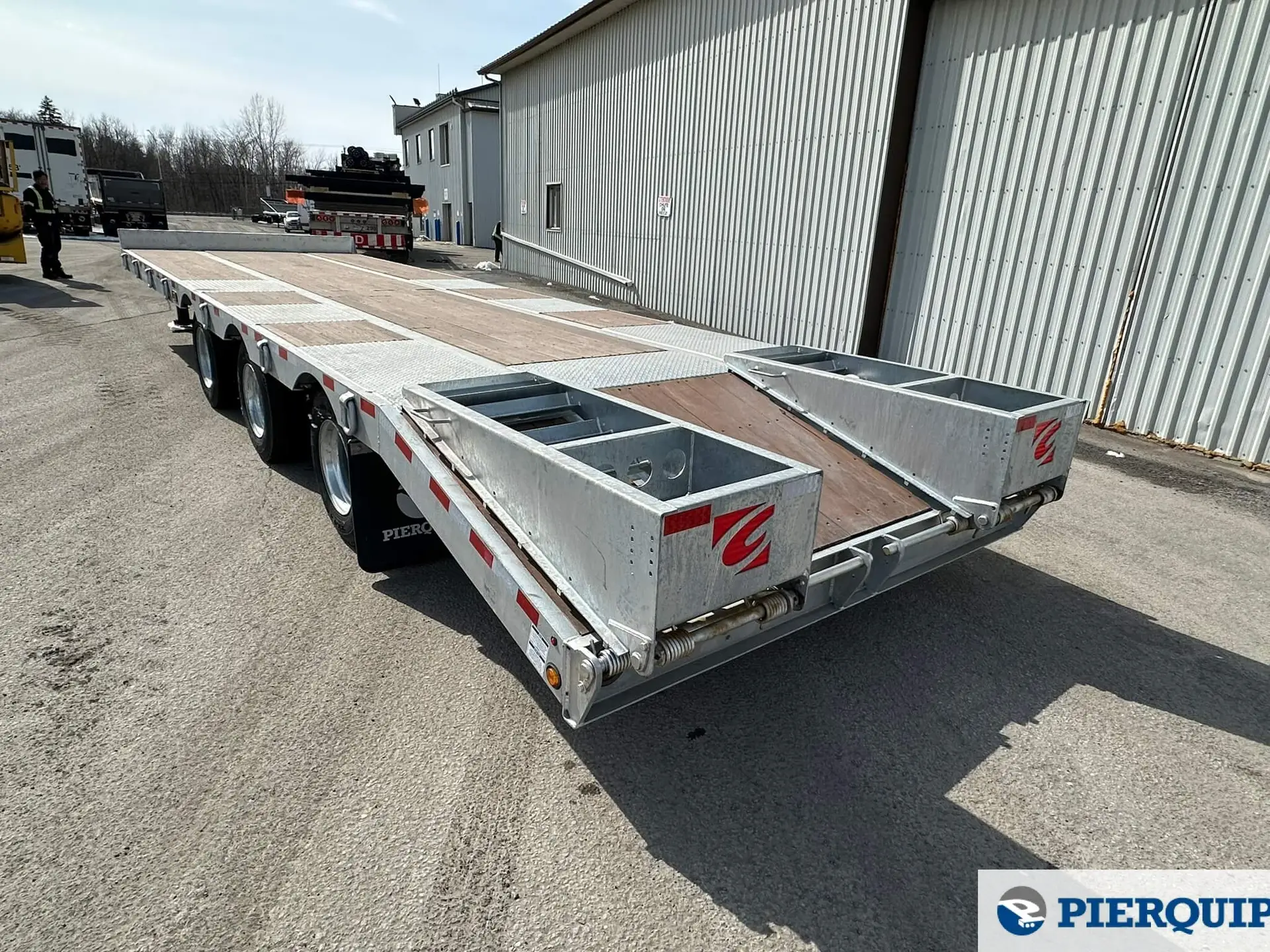 Pierquip_Gincor_Remorque_Tag A Long_Tridem_Galvanisé_Rampes manuelles (5)